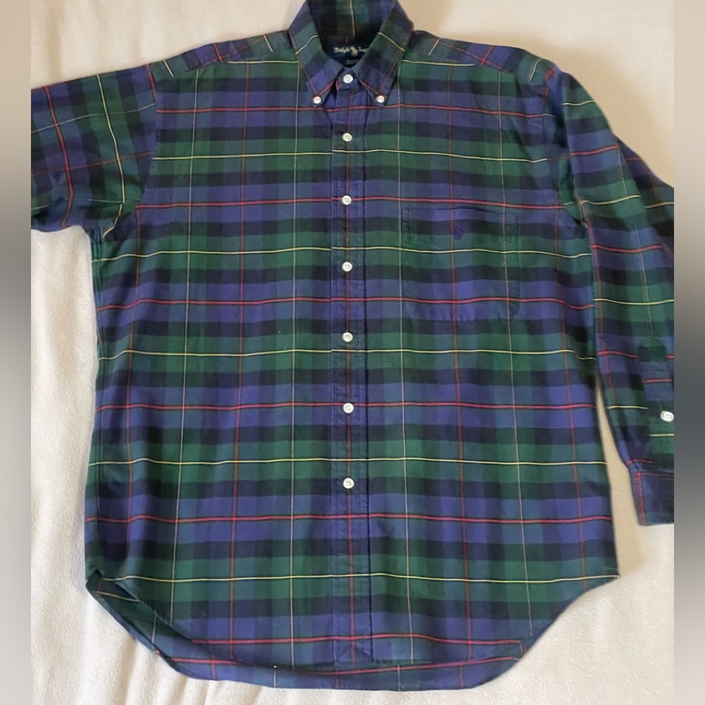 Mens Vintage Polo by Ralph Lauren flannel